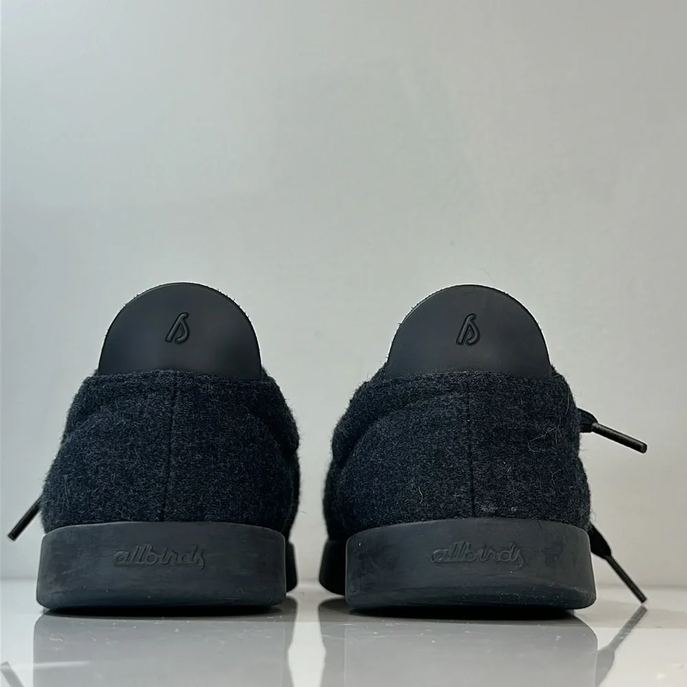 Allbirds WP Wool Pipers Sneakers Black Size 8